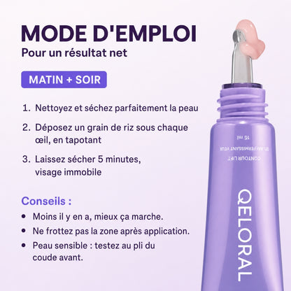 Qeloral Contour Yeux — Effet Lift en 5 Minutes