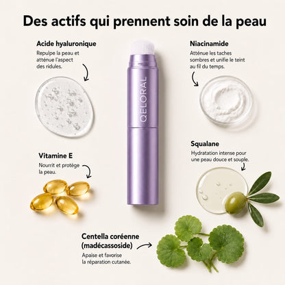 Fond de Teint Adaptatif Anti-Âge par QELORAL