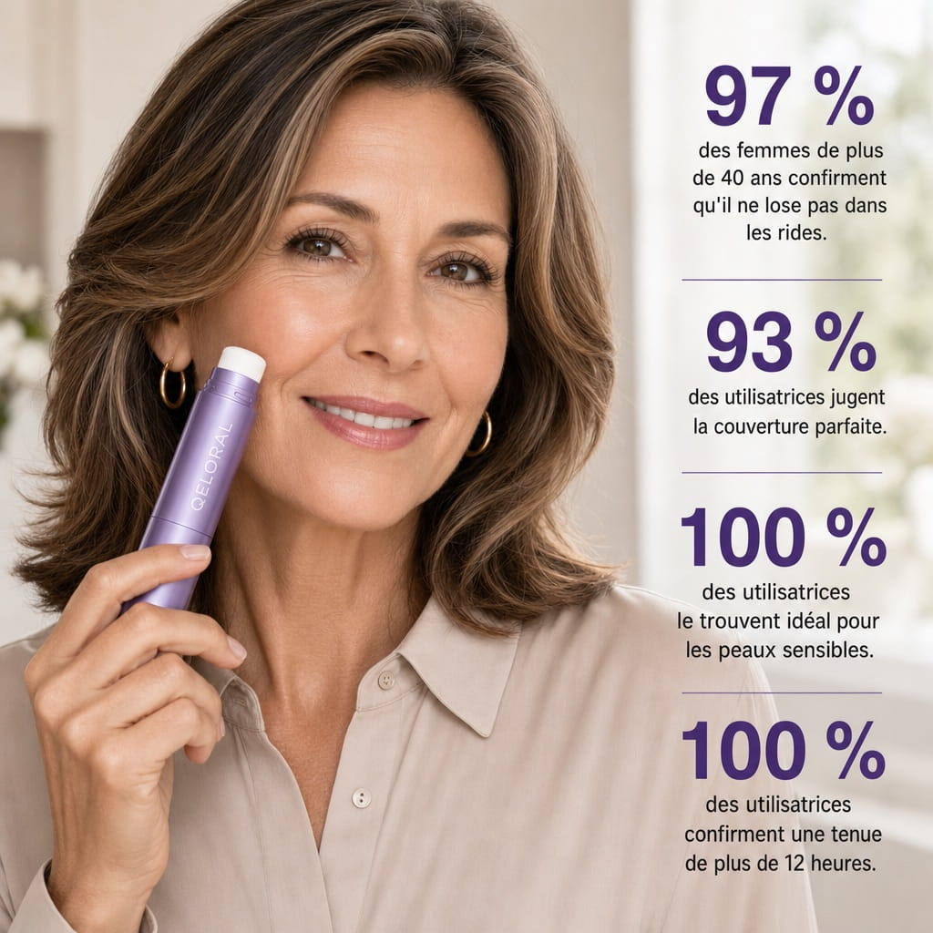 Fond de Teint Adaptatif Anti-Âge par QELORAL