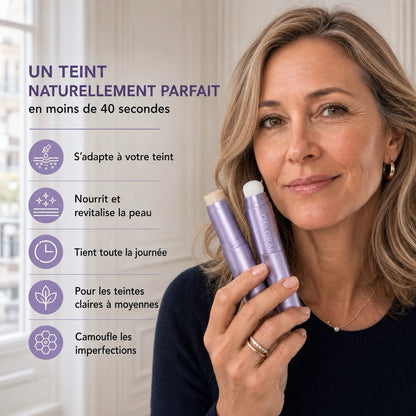 Fond de Teint Adaptatif Anti-Âge par QELORAL